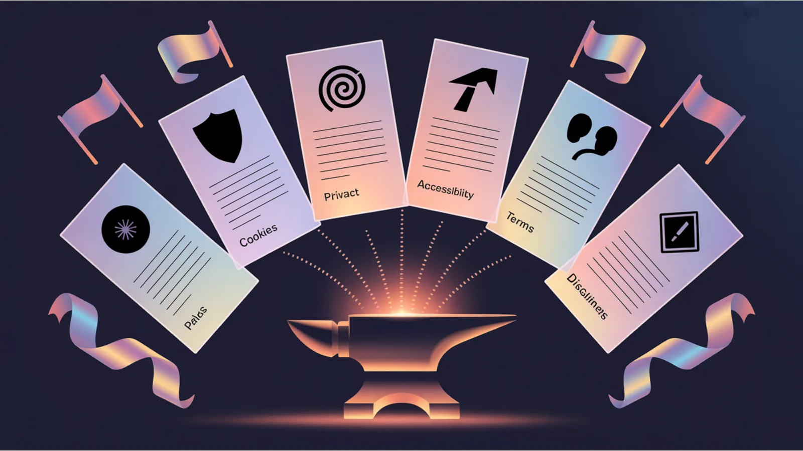 The Legal Pages Generator. Privacy, Cookies, Terms, Accessibility, Disclaimer, Refund, DPA in One Pass