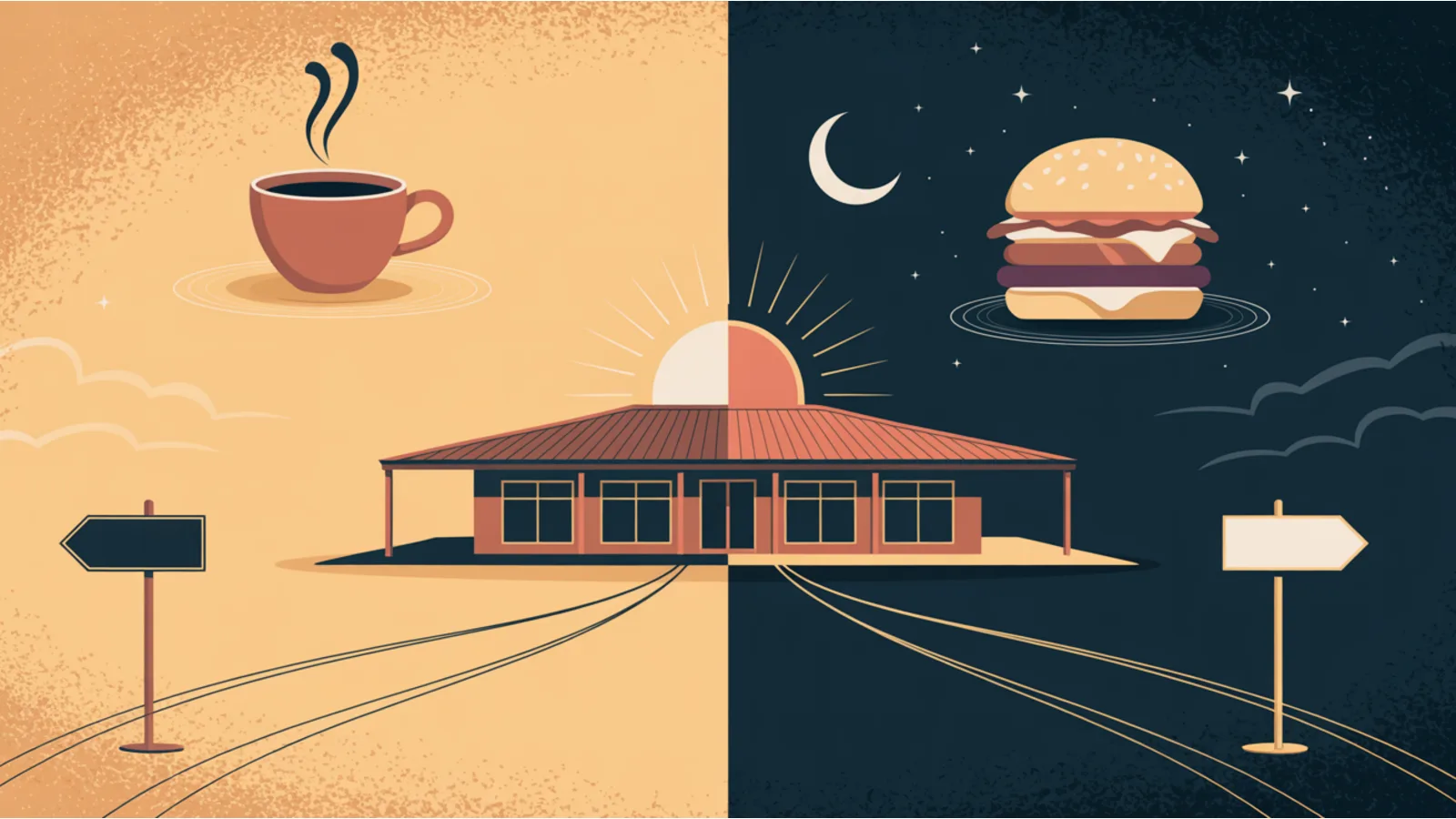Two concepts, one kitchen: putting a day brand and a night brand online without confusing Google
